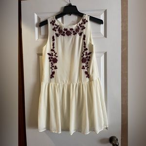 Flower embroidered Dress